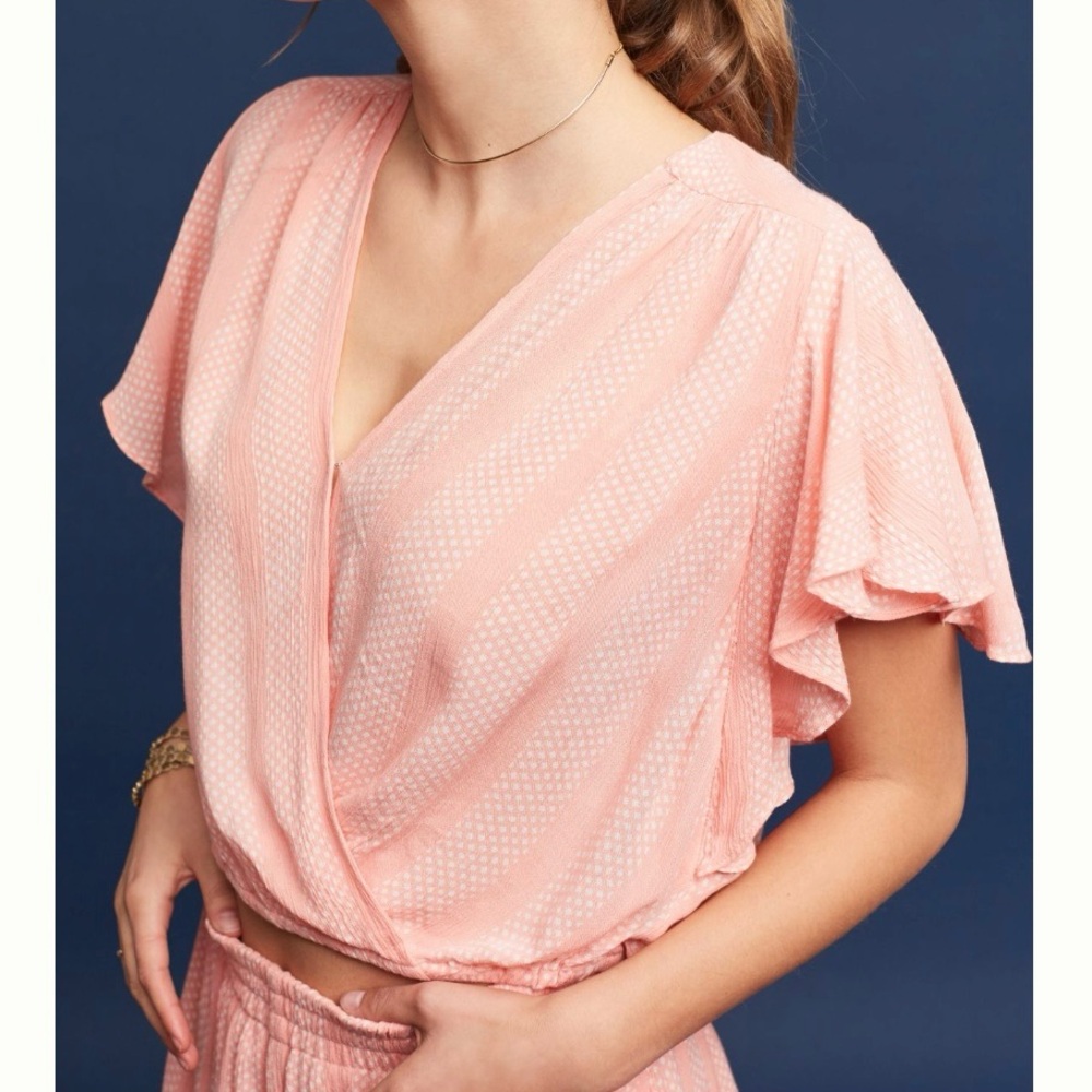 Anthropologie Maeve Nell Wrap Top